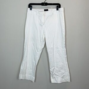 The Limited Cassidy Fit white cropped pants women size 10